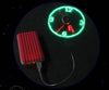 USB Fan Adjustable Mini Flexible Fan LED Light Time Clock Desktop Cool Gadget Time Display Gizmokings Warehouse