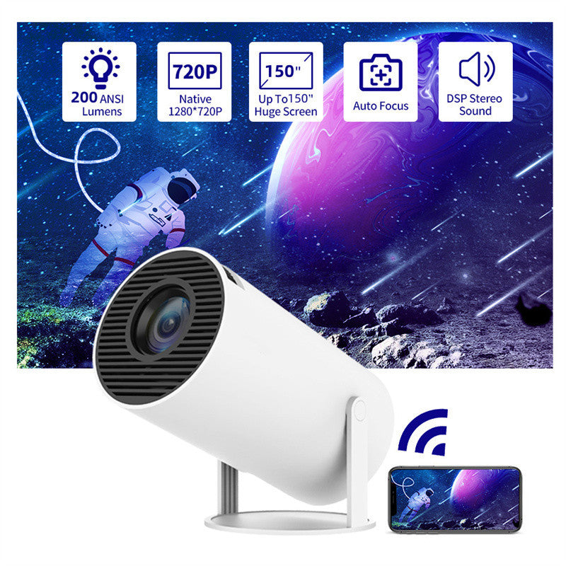 Portable Projector Small Straight Projector For Home Use 180 Degrees Projection Angle Automatic Focus Home Video Projector Gizmokings Warehouse