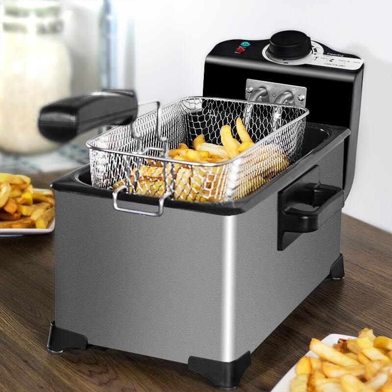 Household 3L French Fries Electromechanical Fryer Gizmokings Warehouse