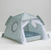 “Purrfect Hideout Alert: Give Your Feline a Royal Retreat with Gizmokings’ Enclosed Cat Tent! Gizmokings Warehouse