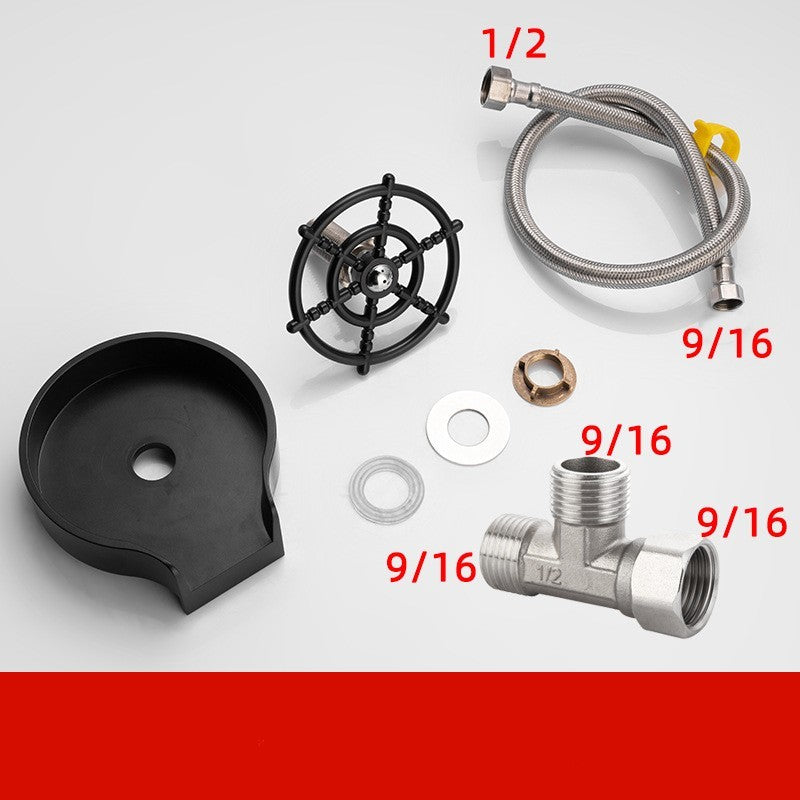 Small Sink Stainless Steel Faucet Household Automatic High Pressure Cup Washer Gizmokings Warehouse