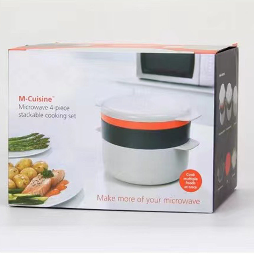 Kitchen Plastic Microwave Steaming Container Kitchen Gadgets Gizmokings Warehouse