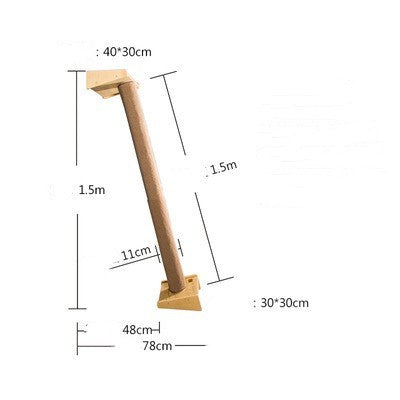 Solid Wood Large Cat Climbing Frame Cat Litter Cat Tree One Cat Shelf Gizmokings Warehouse