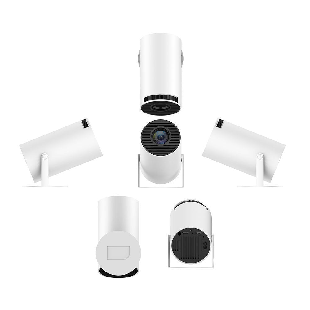Portable Projector Small Straight Projector For Home Use 180 Degrees Projection Angle Automatic Focus Home Video Projector Gizmokings Warehouse