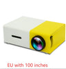 Portable Projector 3D Hd Led Home Theater Cinema HDMI-compatible Usb Audio Projector Yg300 Mini Projector Gizmokings Warehouse
