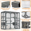 Outdoor Cat House Wooden Cat Cage With Shroud Gizmokings Warehouse