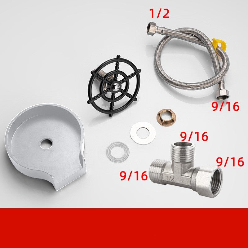 Small Sink Stainless Steel Faucet Household Automatic High Pressure Cup Washer Gizmokings Warehouse