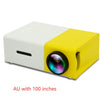Portable Projector 3D Hd Led Home Theater Cinema HDMI-compatible Usb Audio Projector Yg300 Mini Projector Gizmokings Warehouse