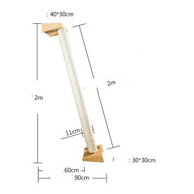 Solid Wood Large Cat Climbing Frame Cat Litter Cat Tree One Cat Shelf Gizmokings Warehouse