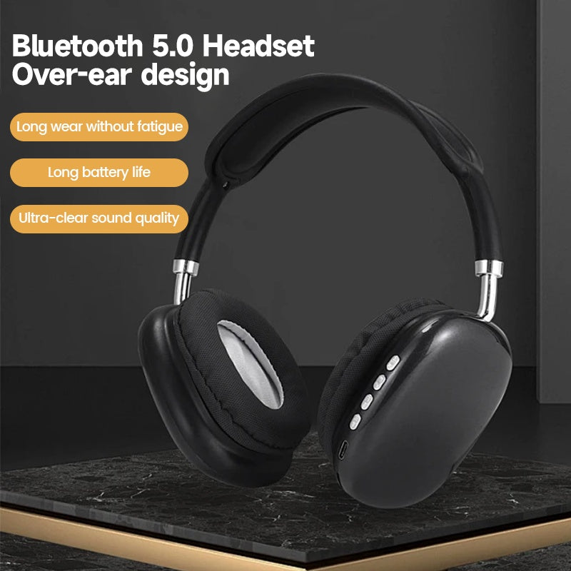 P9 Wireless Bluetooth Headset Outdoor Sports Gaming Wireless Headphones With Mic Noise Cancelling Earbuds Bluetooth Earphones Gizmokings Warehouse