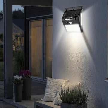 Solar Light Outdoor Wall Lamp with PIR Motion Sensor Gizmokings Warehouse