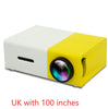Portable Projector 3D Hd Led Home Theater Cinema HDMI-compatible Usb Audio Projector Yg300 Mini Projector Gizmokings Warehouse