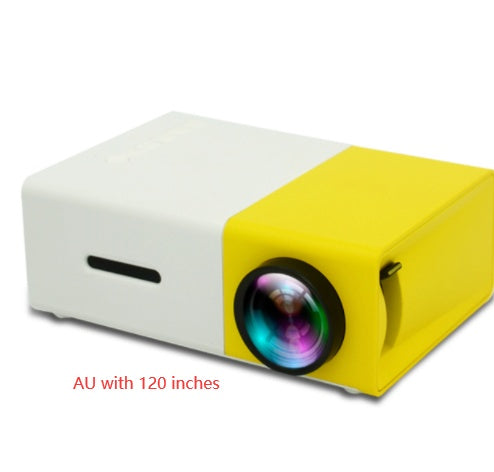 Portable Projector 3D Hd Led Home Theater Cinema HDMI-compatible Usb Audio Projector Yg300 Mini Projector Gizmokings Warehouse