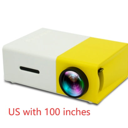 Portable Projector 3D Hd Led Home Theater Cinema HDMI-compatible Usb Audio Projector Yg300 Mini Projector Gizmokings Warehouse