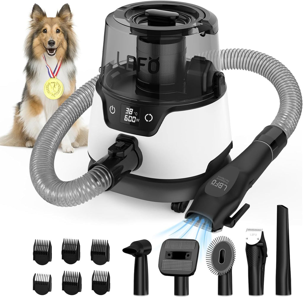 The Ultimate Fur-Buster: 6-in-1 Pet Grooming Vacuum & Dryer Gizmokings Warehouse