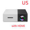 Portable Projector 3D Hd Led Home Theater Cinema HDMI-compatible Usb Audio Projector Yg300 Mini Projector Gizmokings Warehouse